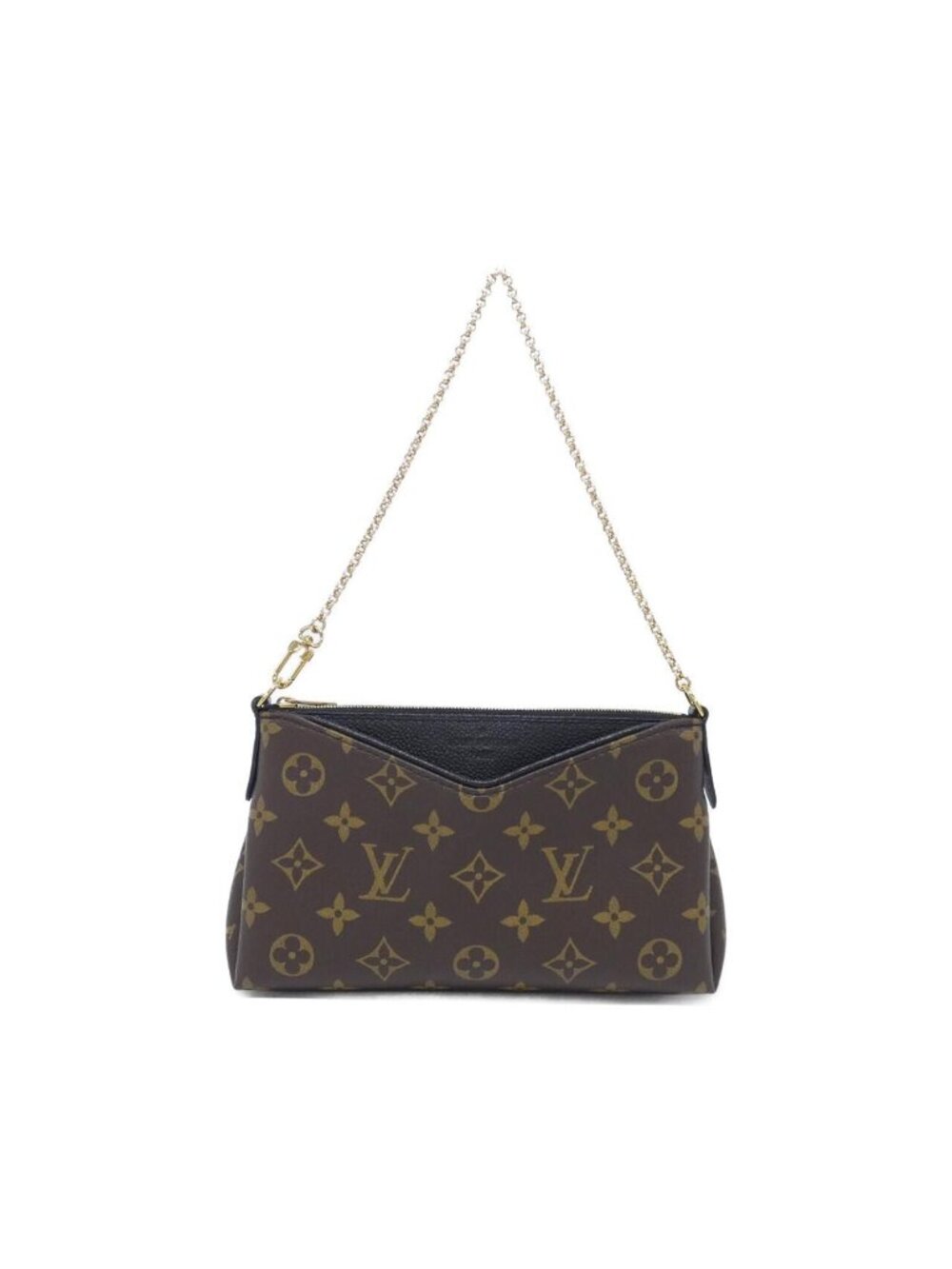 Louis Vuitton Monogram Pallas Clutch Shoulder Bag